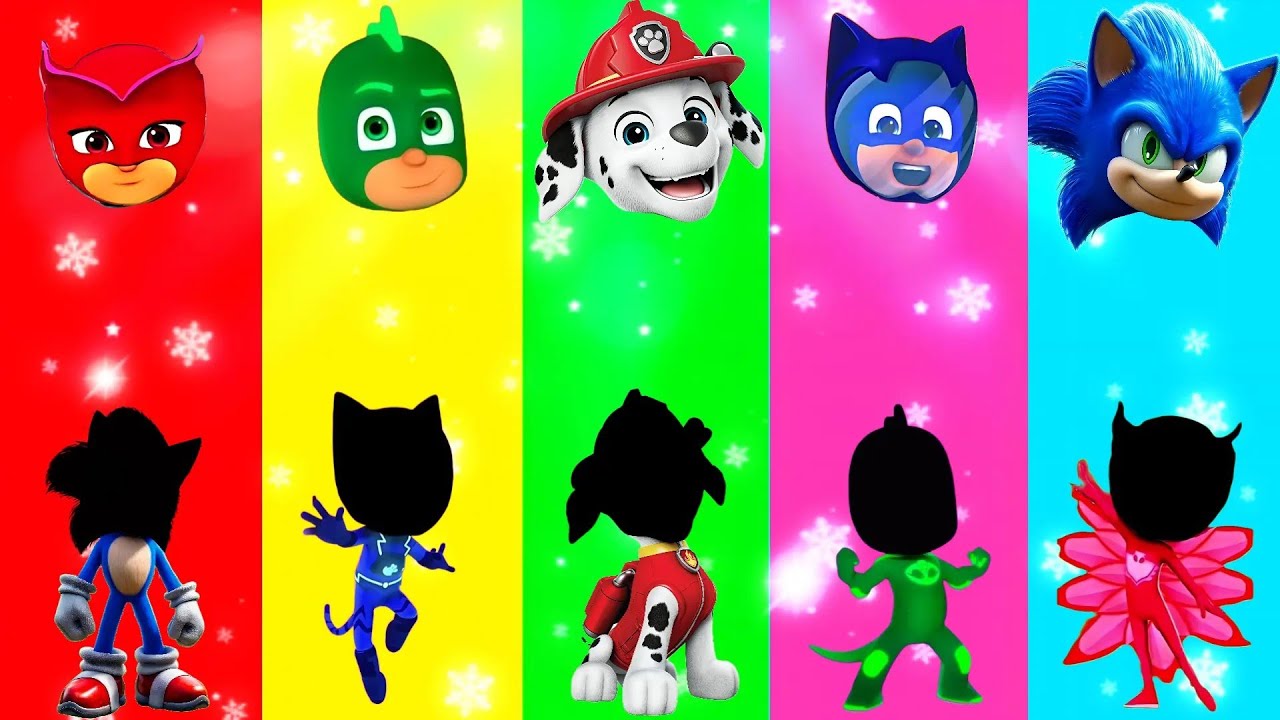 Wrong eyes👀 challenge DAME TU COSITA Pj Masks Funny Puzzle Wrong Heads  #catboy #cocomelon #gekko