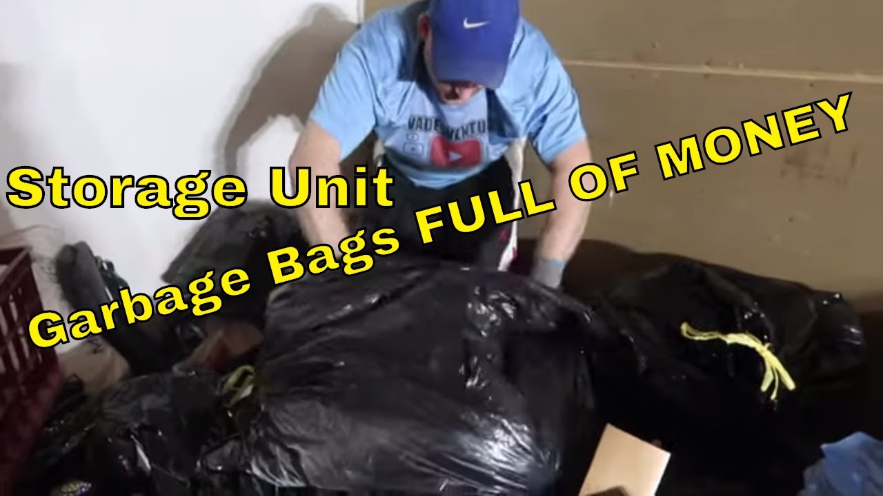 Black Garbage Bags FULL of Money Found Inside Abandoned Storage Unit... INSANE!