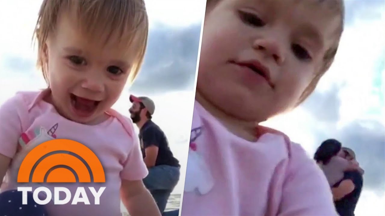 Watch: Toddler steals the spotlight during her parent&rsquo;s engagement