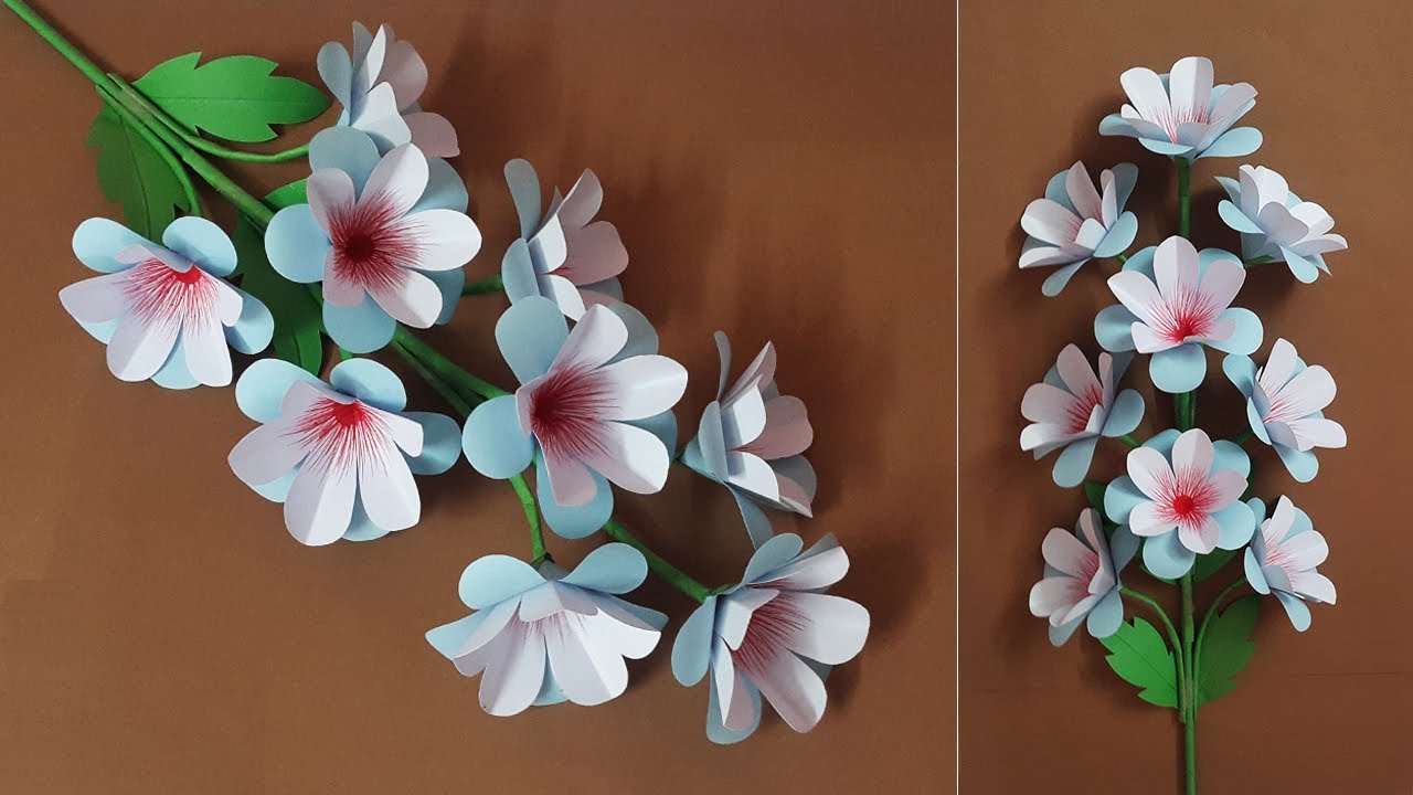 Very Easy Paper Flower Making for Decor Ideas | Beautiful Paper Flowers for Any Occasion at Home
