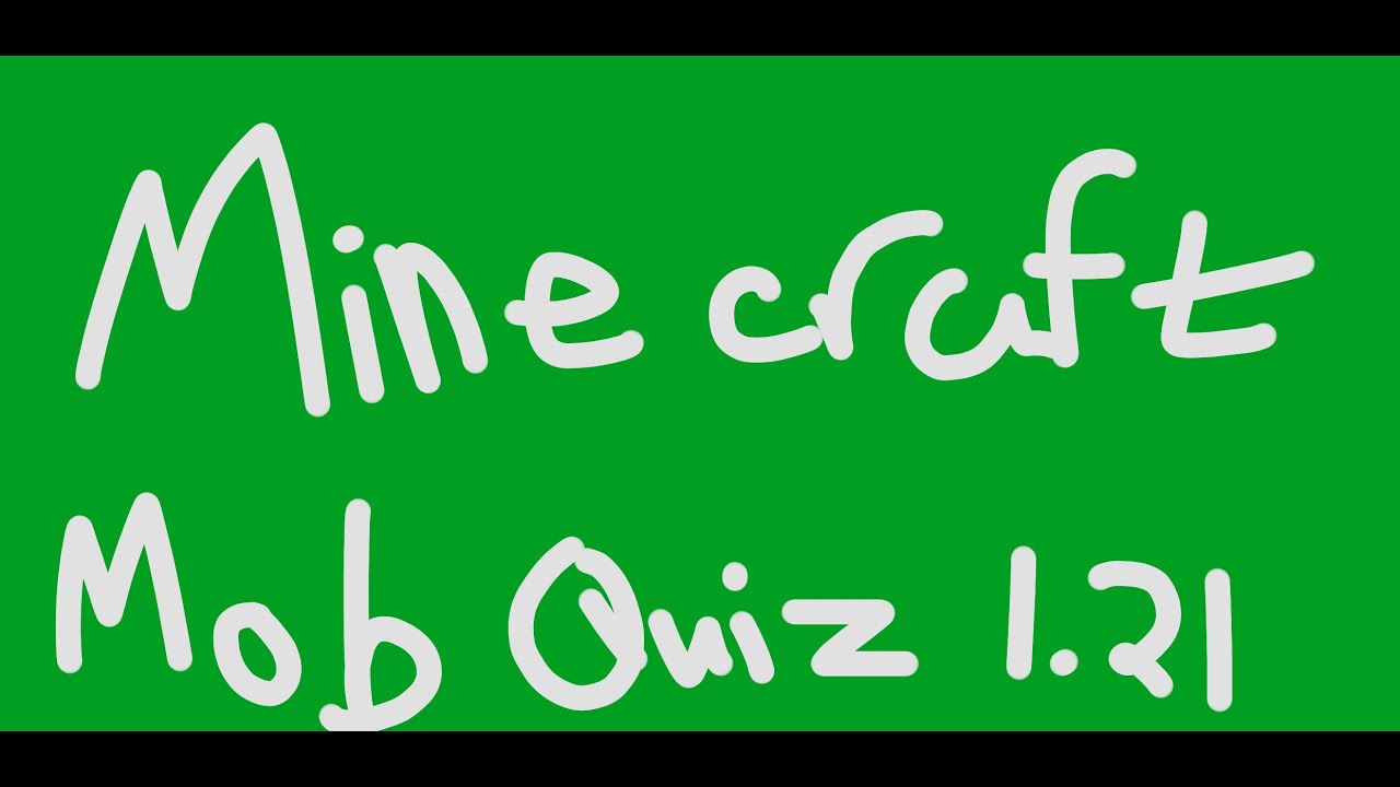 Minecraft Mob Quiz