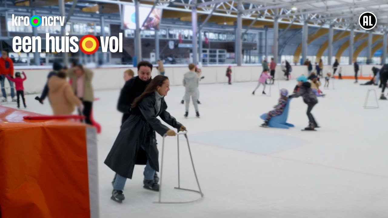 Op de schaatsbaan met de familie Bakhcha | Een huis vol S24#20 | KRO-NCRV