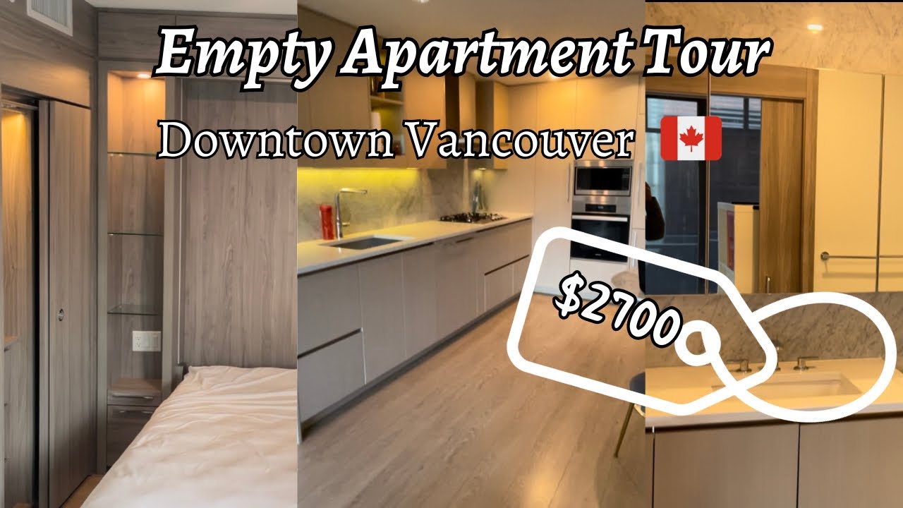 Vancouver Empty Apartment Tour 2024 | Move in With Me to Downtown Vancouver