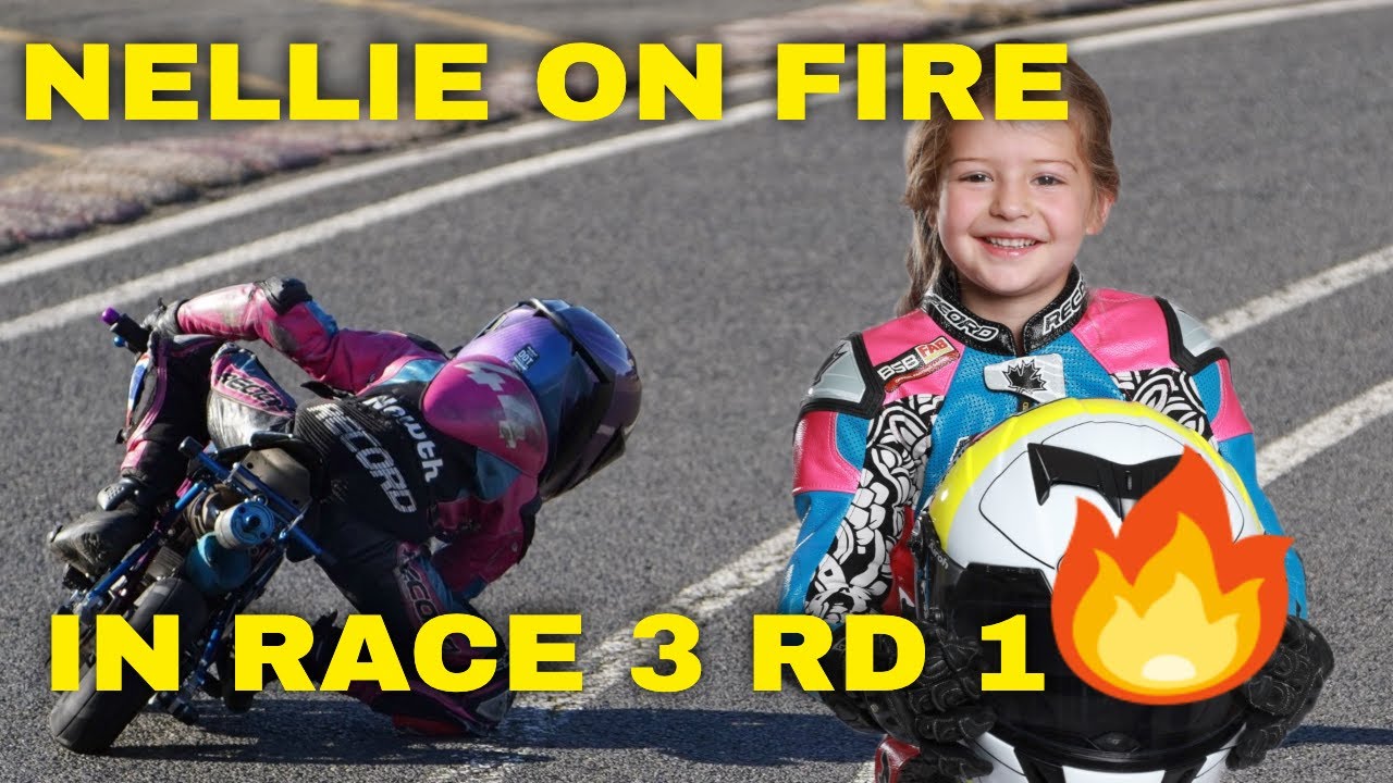 НЕЛЛИ В ОГНЕ! Minimoto Rd 1 2025, Гонка 3 из Камбрии. ДЕТИ от 6 лет, гоняющие на мотоциклах.