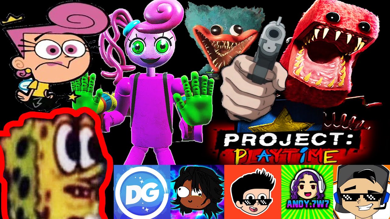 Jugué PROJECT: PLAYTIME con Memes y Youtubers (Mejores momentos)