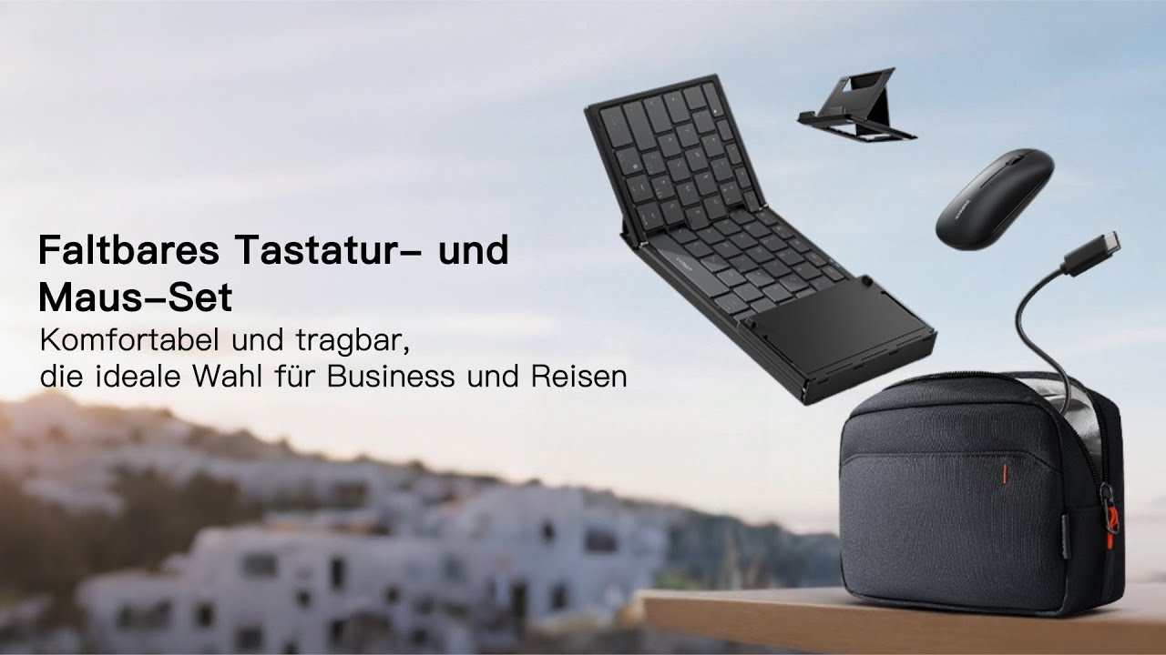 Inateck KB602: Faltbare kabellose tragbare Tastatur, kompatibel mit Tablets, Handys, Laptops, PCs