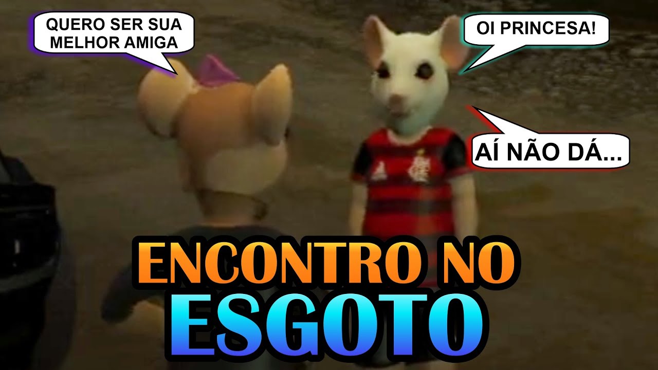 ENCONTRO ROMÂNTICO ENTRE PUDIM E RATINHO