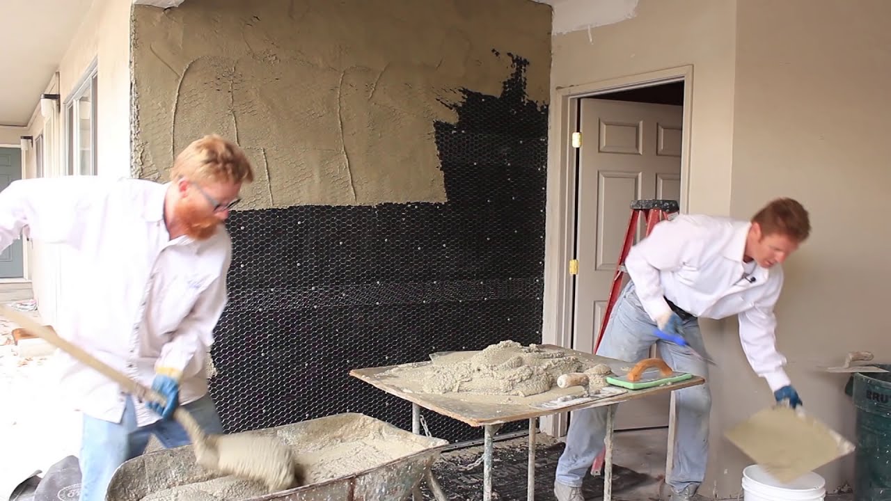 How to apply stucco for weekend Warriors.
