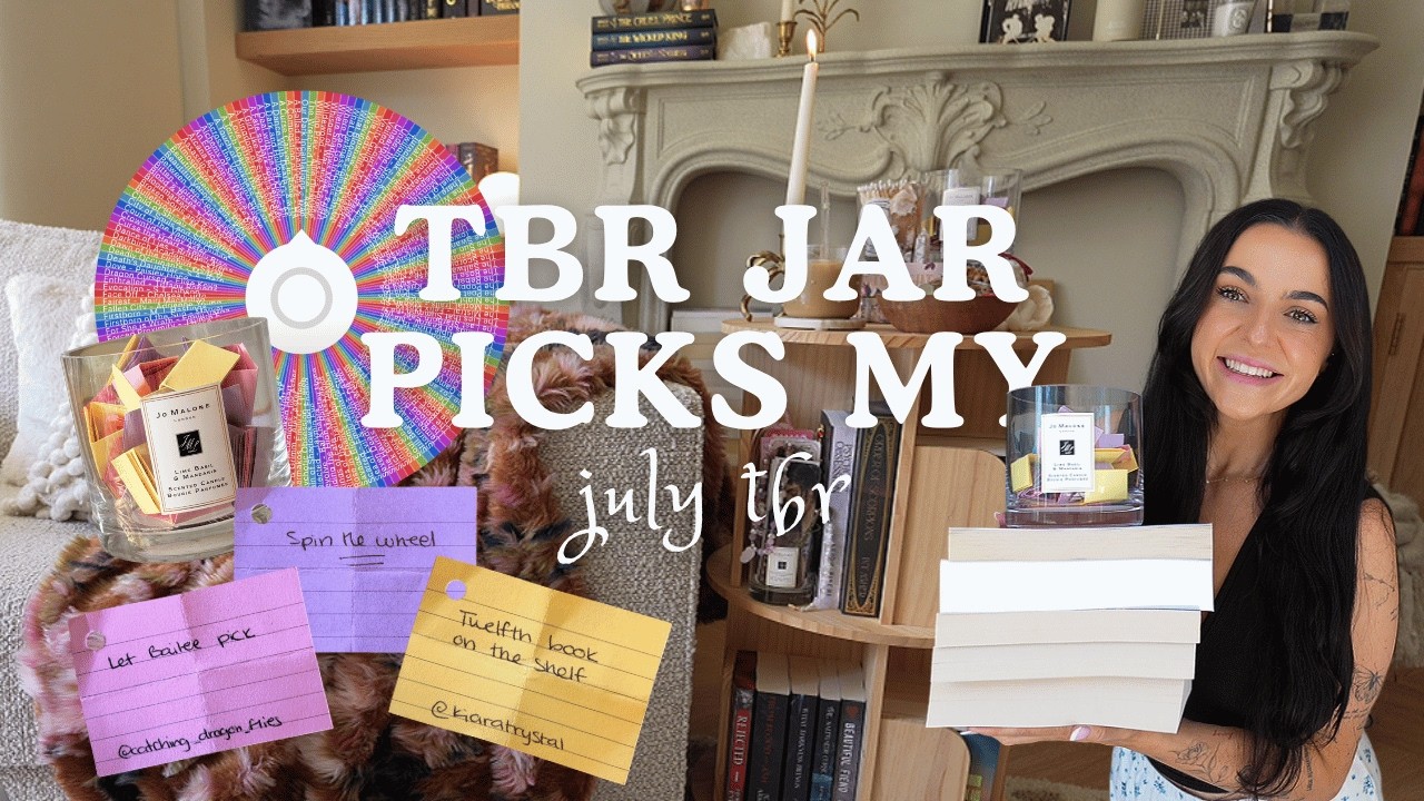 Выбираю книги на ИЮЛЬ с помощью баночки TBR 📖🫙🌟