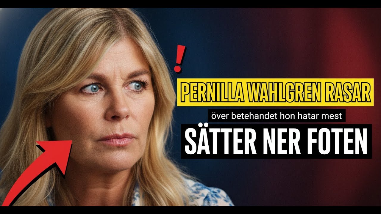 Pernilla Wahlgren rasar över beteendet hon hatar mest – nu sätter hon ner foten
