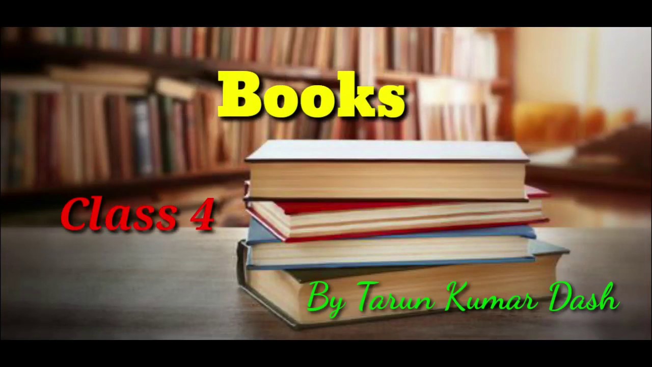 Books | Poem Recitation | Marigold | Class 4 | By Tarun Kumar Dash