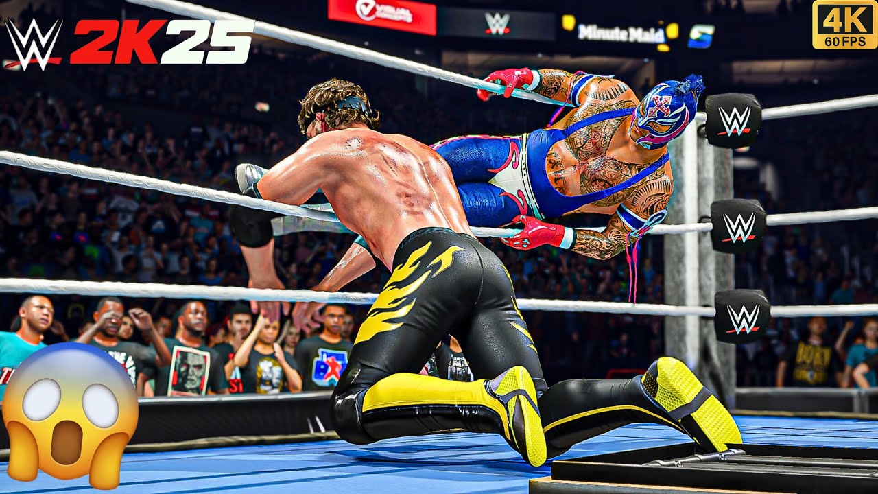 WWE 2K25 — Логан Пол против Рея Мистерио | Удивительный матч [4k60]