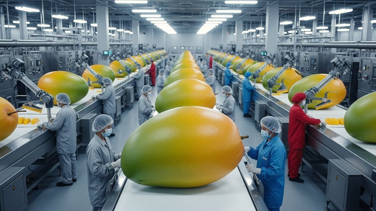 Inside a Dried Mango Factory – Preserving Exotic Fruit for Global Export Full Process