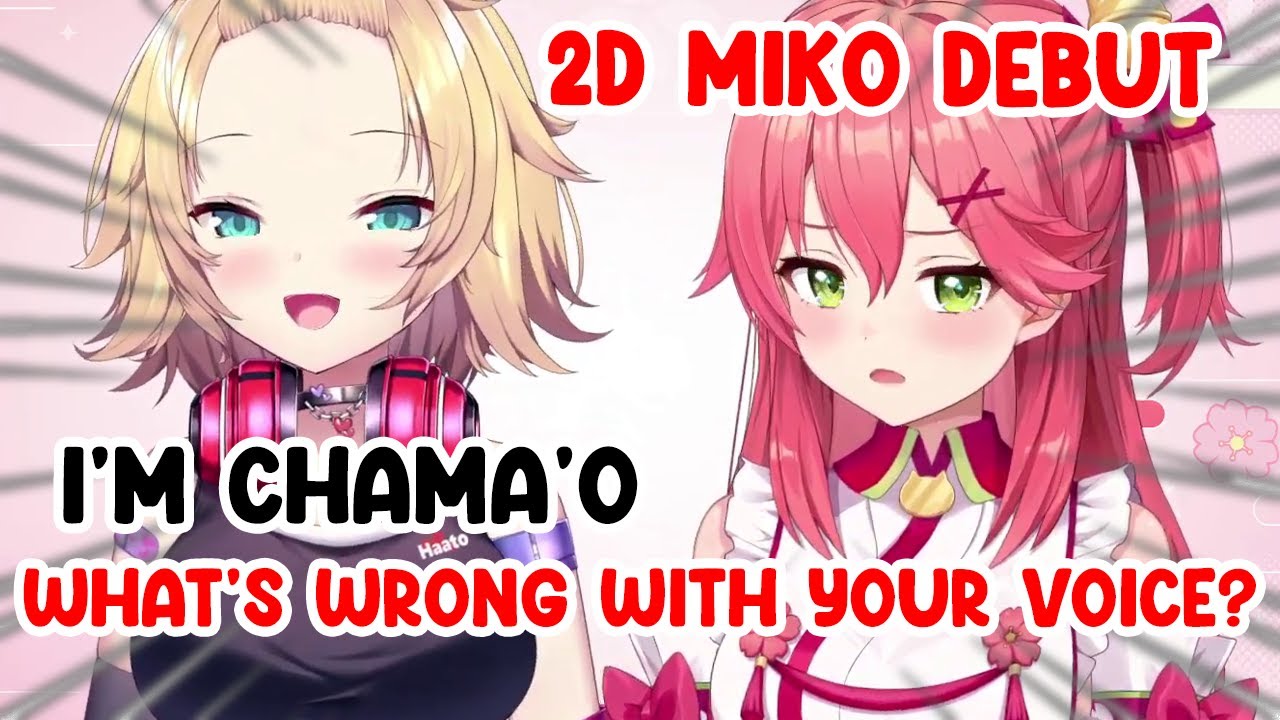 Miko's 2D Debut Live Gets Shocked After Hearing Haachama's Weird Voice