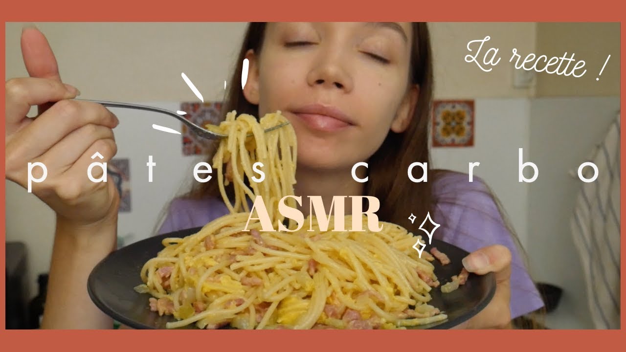 ASMR | Pâtes Carbo : la Meilleure Recette ✨
