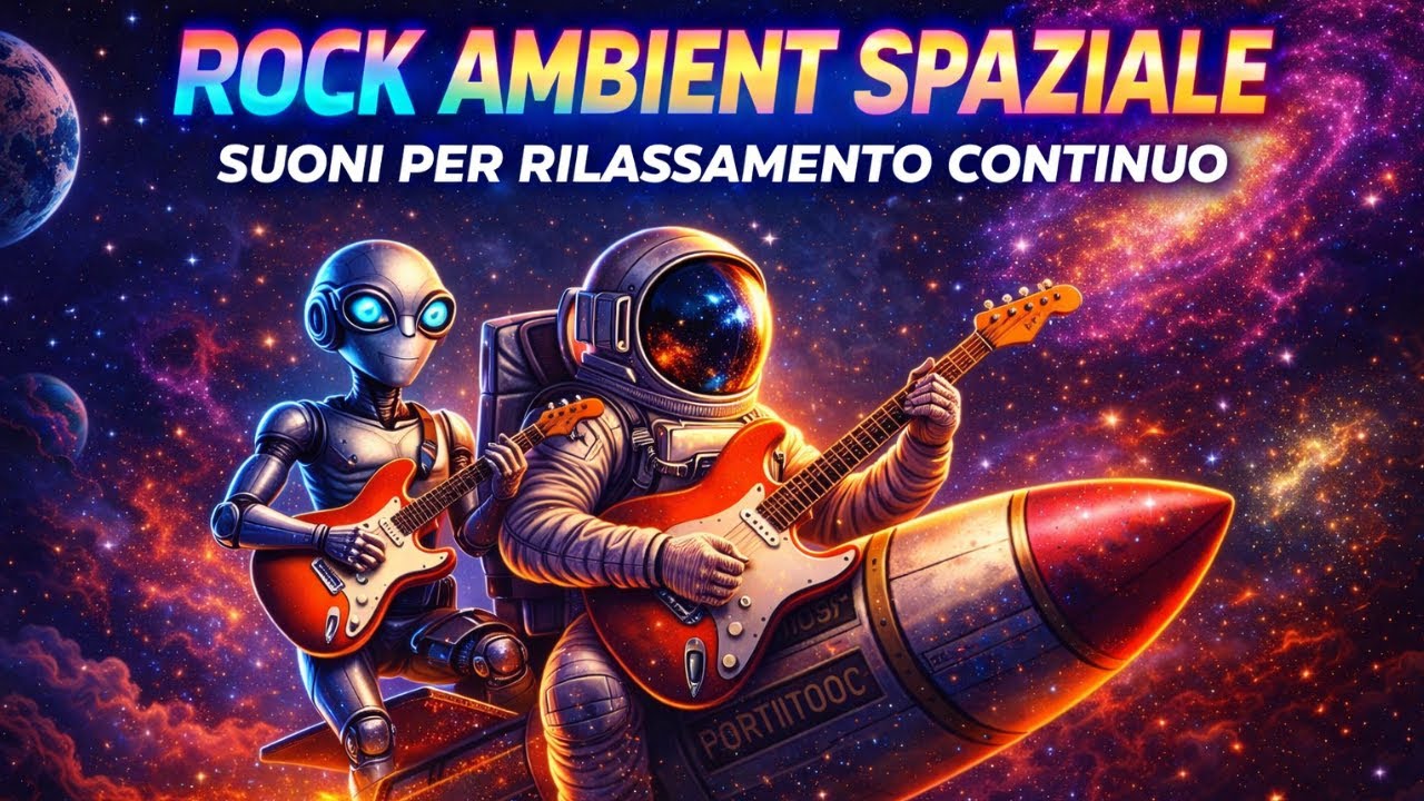 ROCK AMBIENT SPAZIALE | SUONI PER RILASSAMENTO CONTINUO
