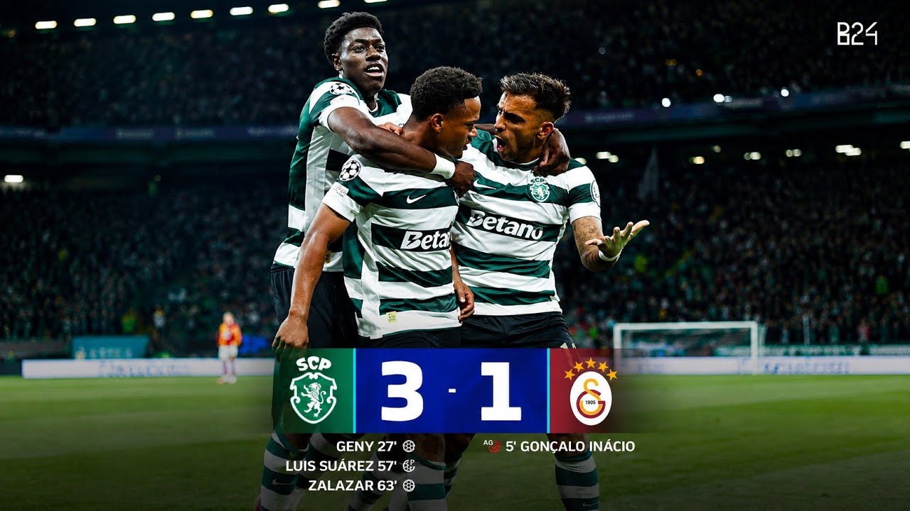 Sporting CP Vs Galatasaray 3-1 | Match Highlights |