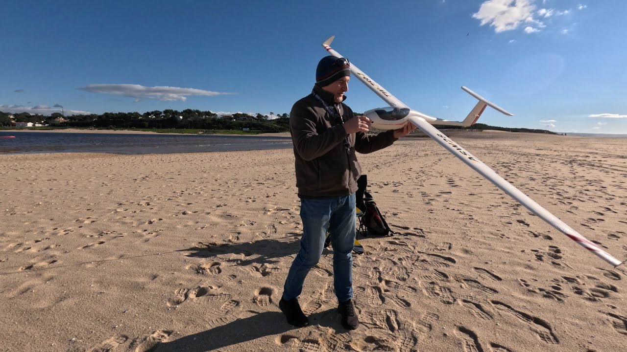 ASW28 & Durafly Goblin on a winter sunny day