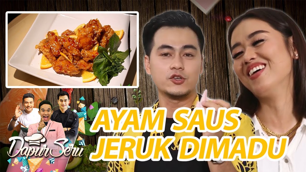 Chef Steby Masak Ayam Saus Jeruk Dimadu bareng Selfi Nafilah - Dapur Seru (9/10)