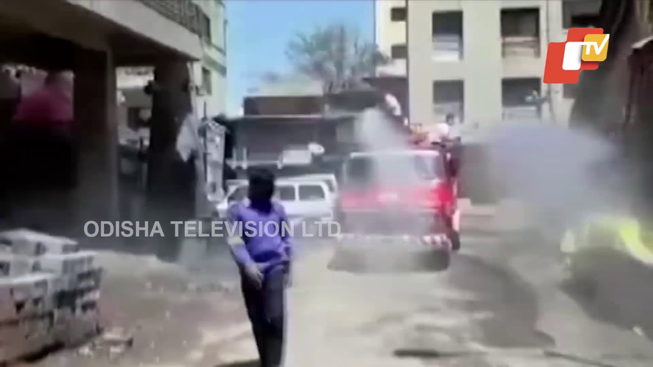 COVID-19 Outbreak- Pune Municipal Corporation Sanitises Roads & Public Places