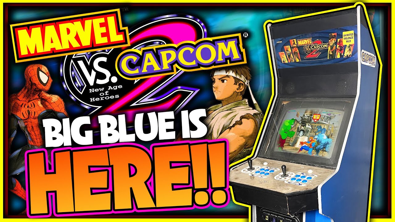 Arcade Pickup - Capcom Big Blue w/ Marvel vs. Capcom 2!!