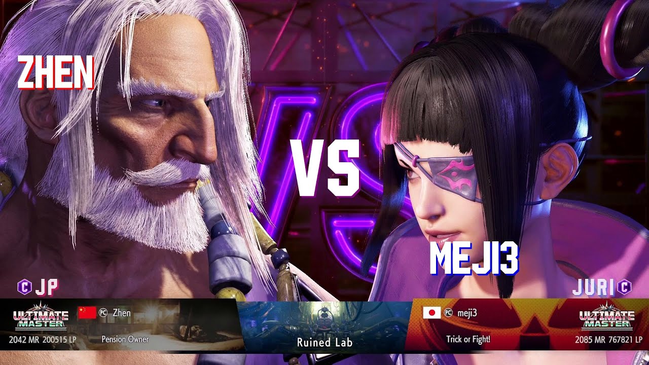 SF6 Zhen (JP Classic) Vs meji3 (Juri Classic)