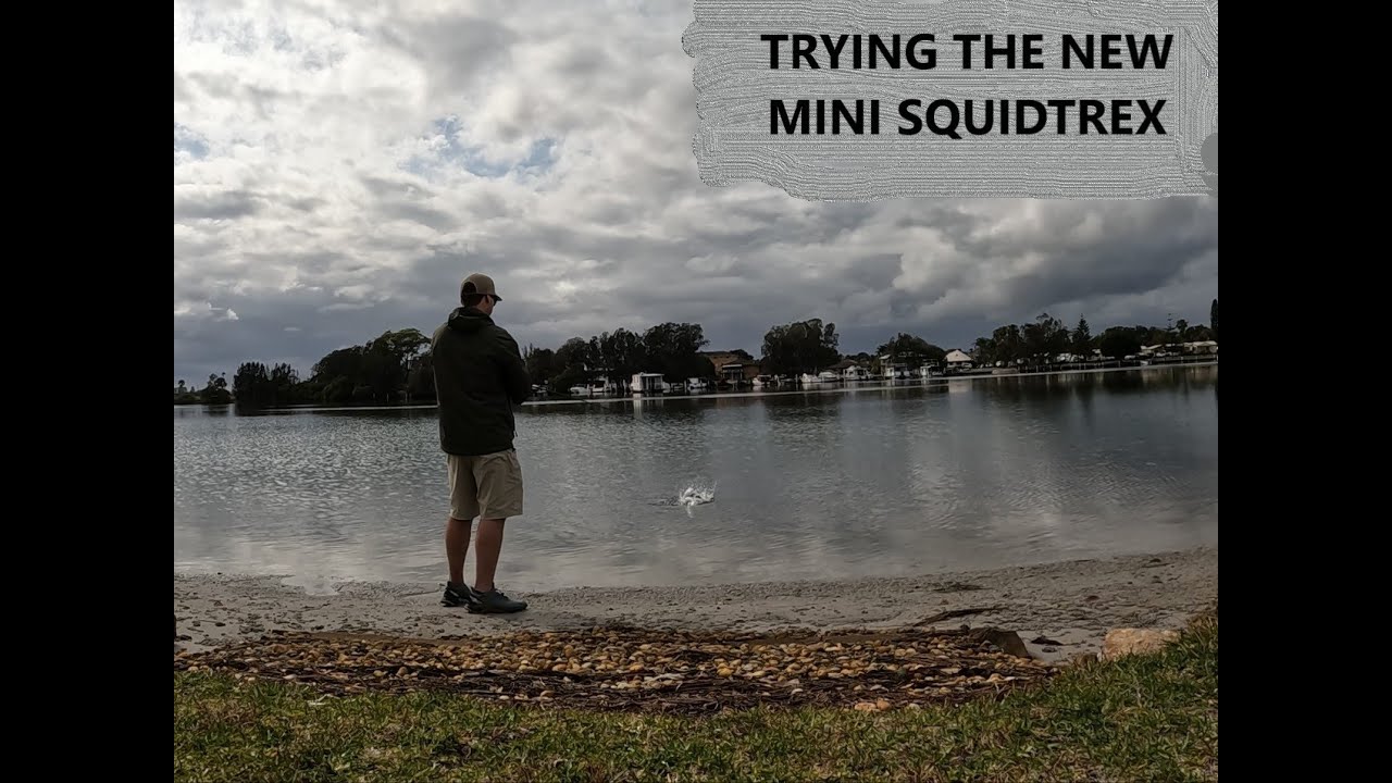Fishing for flathead with the new mini squidtrex lures in Forster Tuncurry