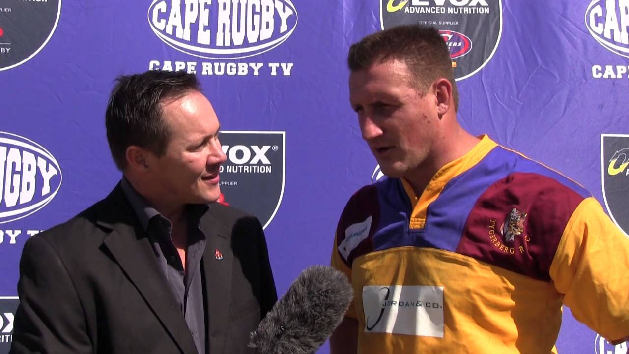 Cape Rugby TV - Interview Anton Lambrecht Captain Tygerberg RFC
