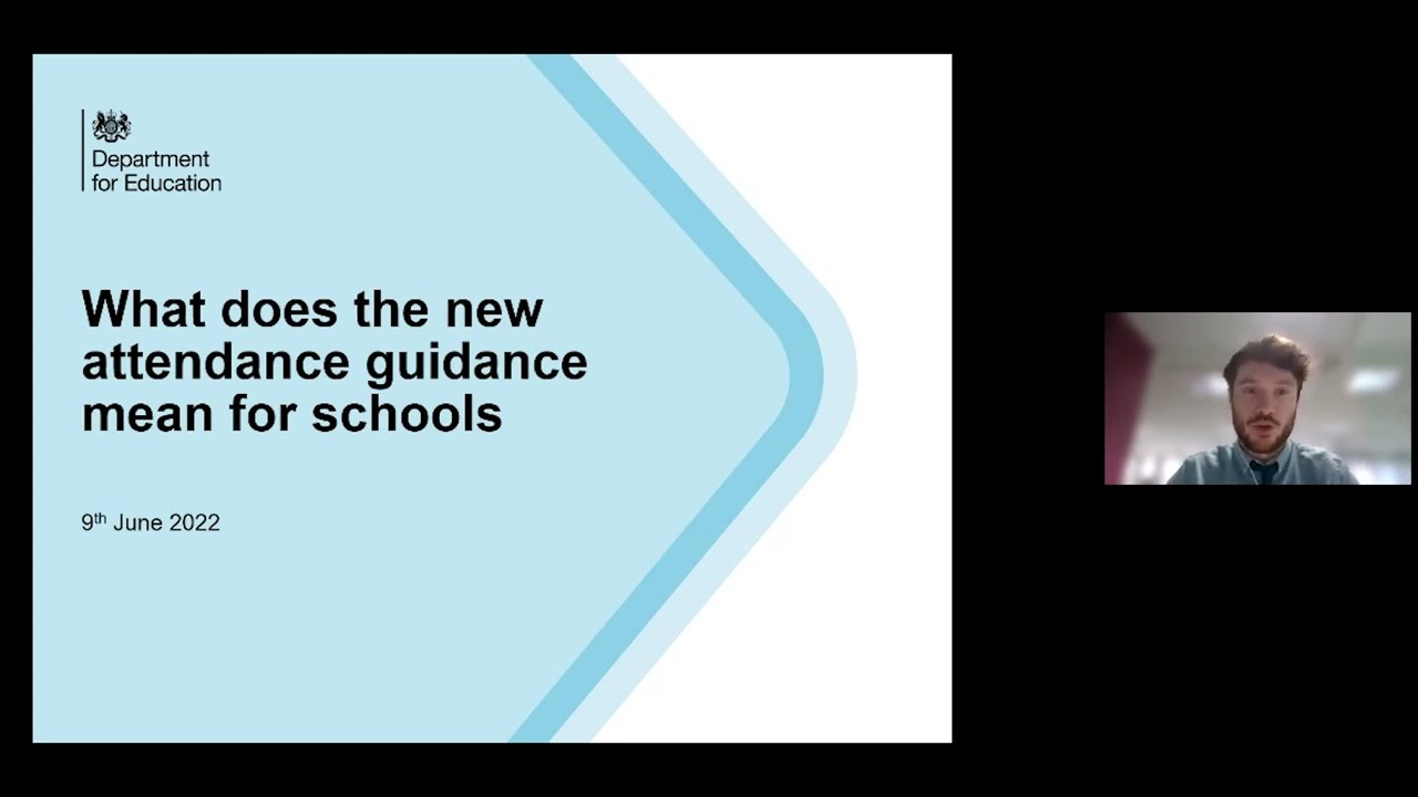 School Attendance Guidance Training Webinar - Setting an effective school attendance policy