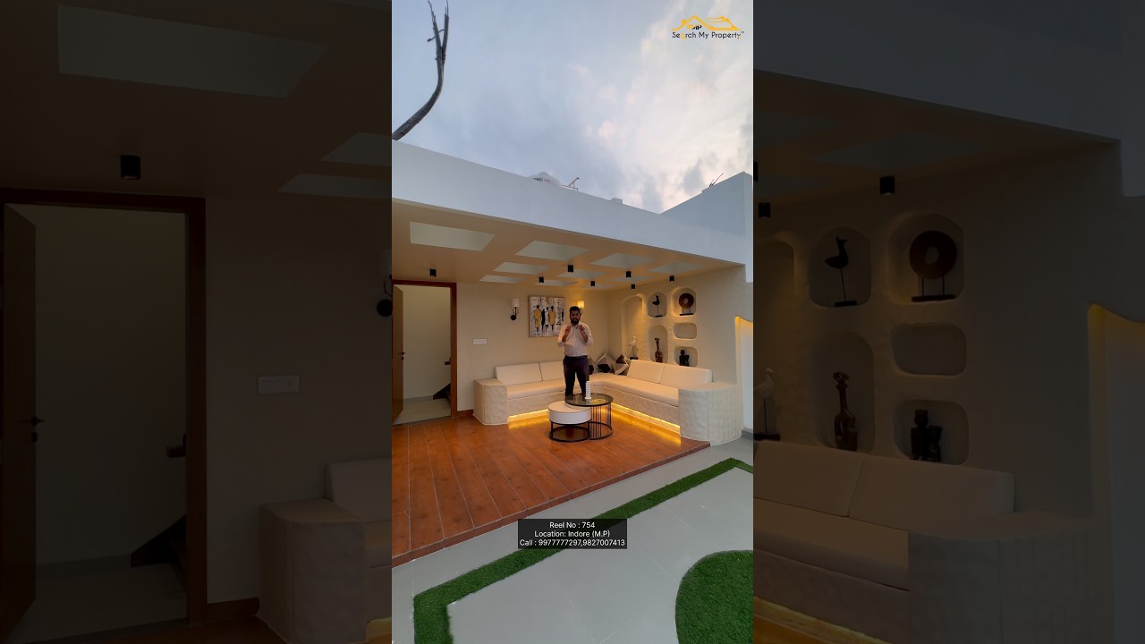 VN136 | Ultra-Luxurious 3 BHK Fully Furnished House for Sale | Near Bombay Hospital Indore