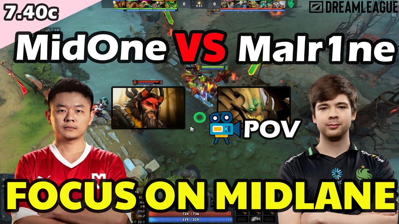 Malr1ne Sand King VS MidOne Beastmaster | Focus on Midlane | 7.40c