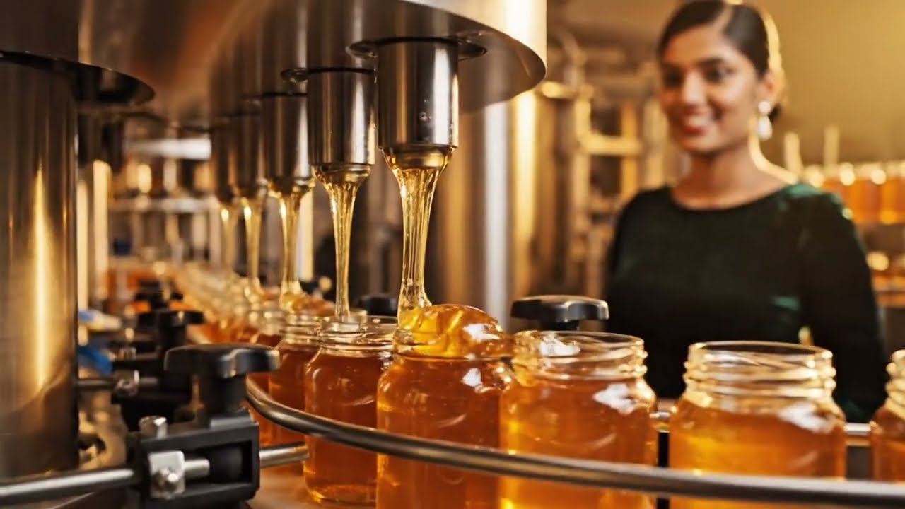 How Honey Is Processed in Factory | Raw to Bottled Honey Production