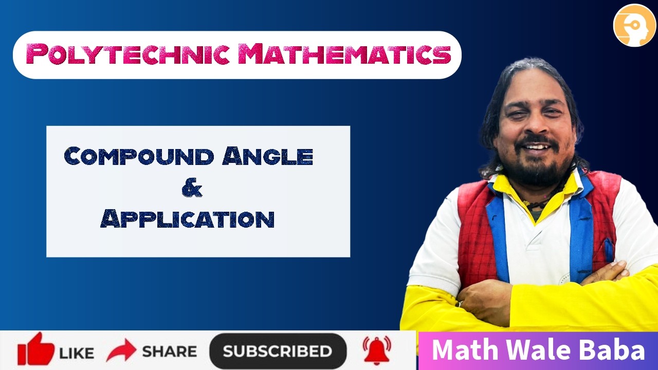 Compound Angle & Application | Polytechnic Mathematics |  #creatorssuper30 #mathematics