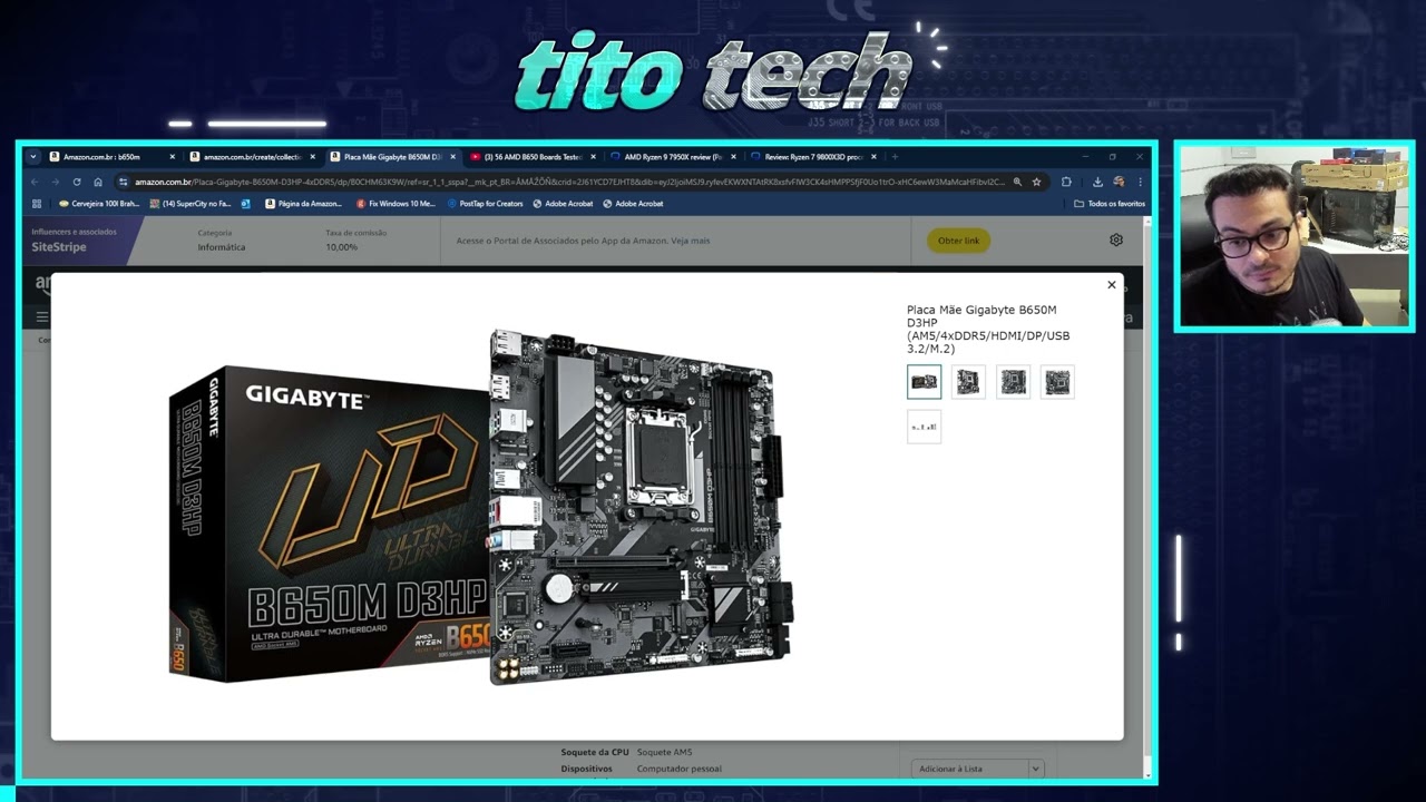 SAIBA EXATAMENTE QUAIS PEÇAS COMPRAR PARA MONTAR UM PC GAMER COM RYZEN R7 9800X3D