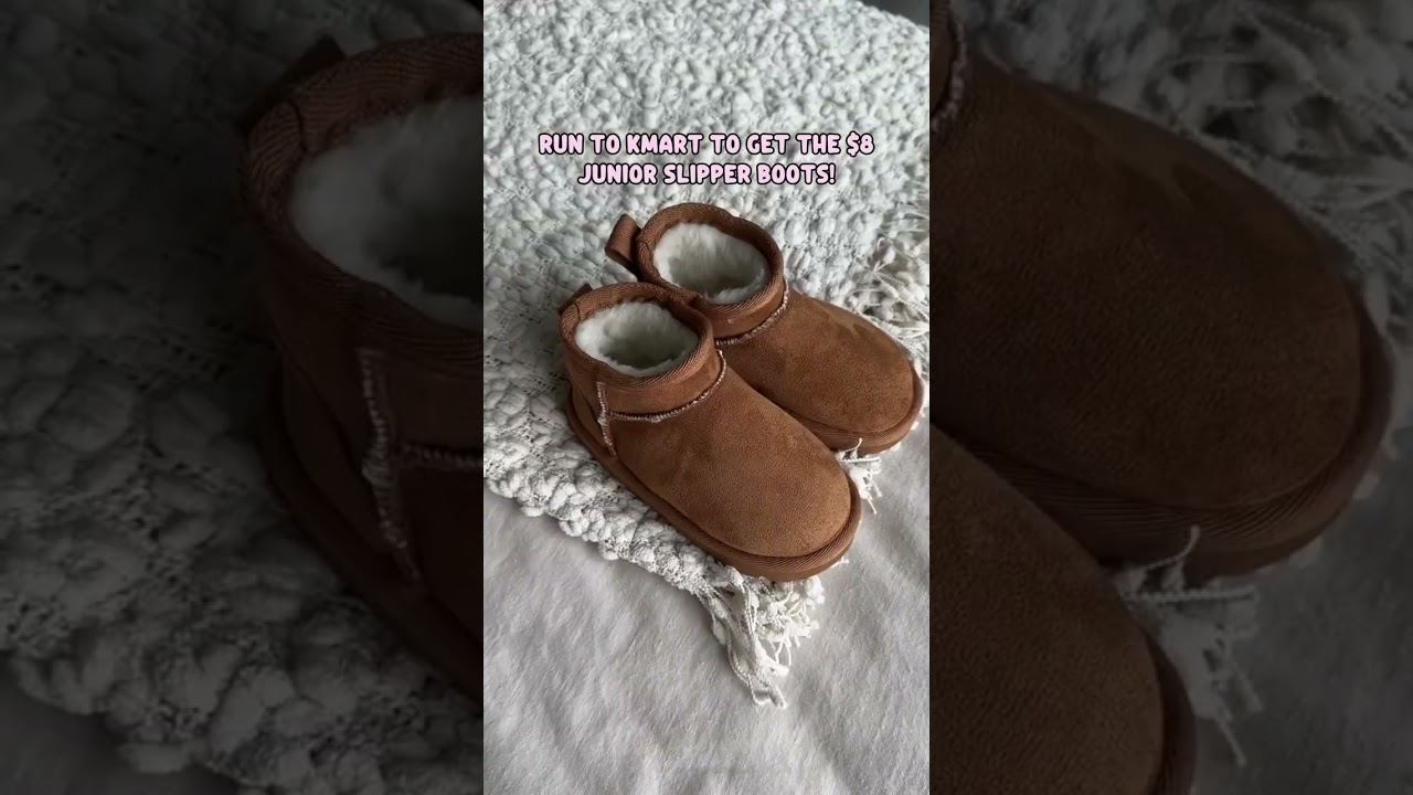 $8 Kids Slipper Boots | Kmart Australia 