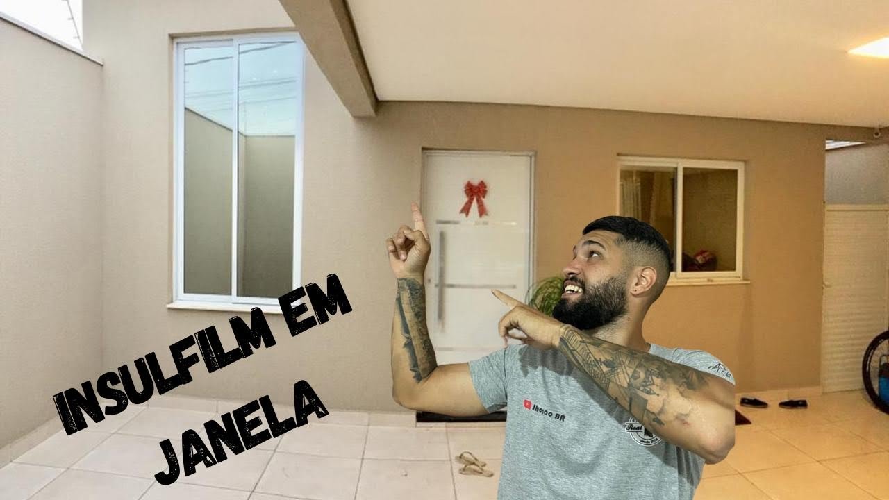 Como aplicar insulfilm (película) em janela ! Faça você mesmo! Insulfilm residencial