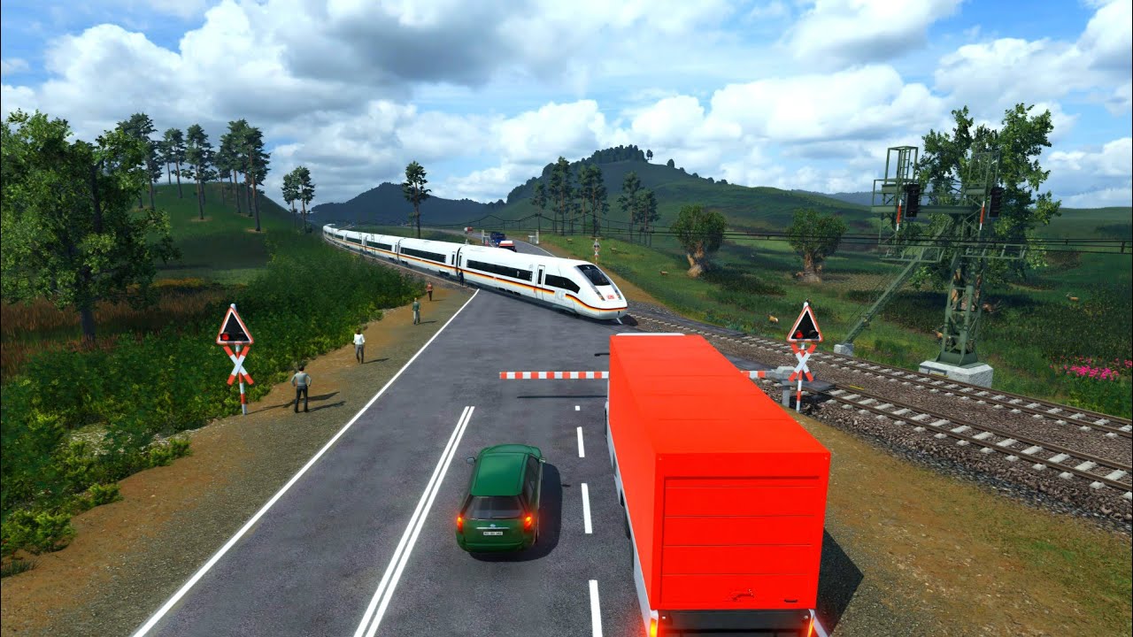 Transport Fever 2: Der Bahnübergang Teil 1307