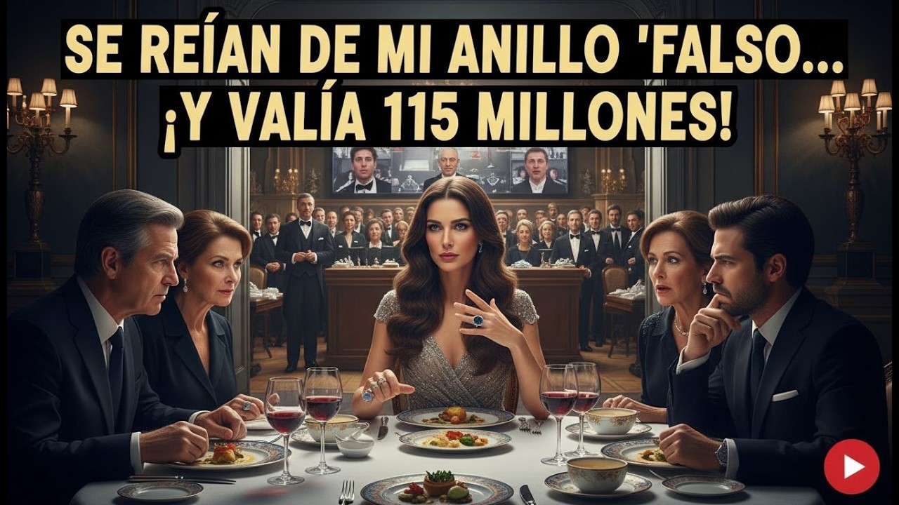 ¡Se burlaron de su anillo 