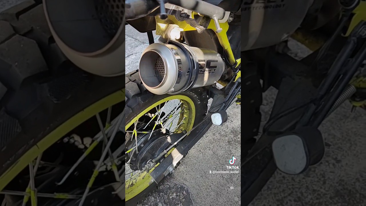 &Eacute;ste ESCAPE DE MOTO suena muy grave y fuerte 👀🔥🔥