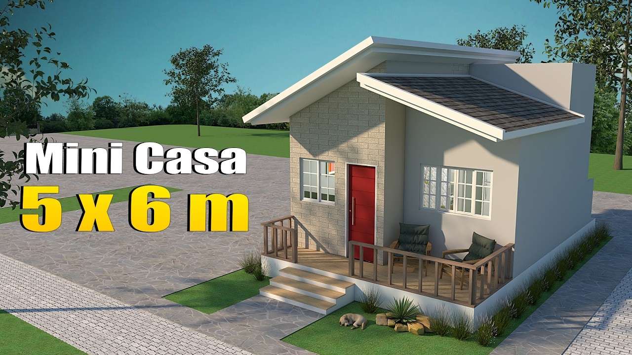 MINI CASAS DE 5X6 METROS - PROJETOS COM COMPLETO