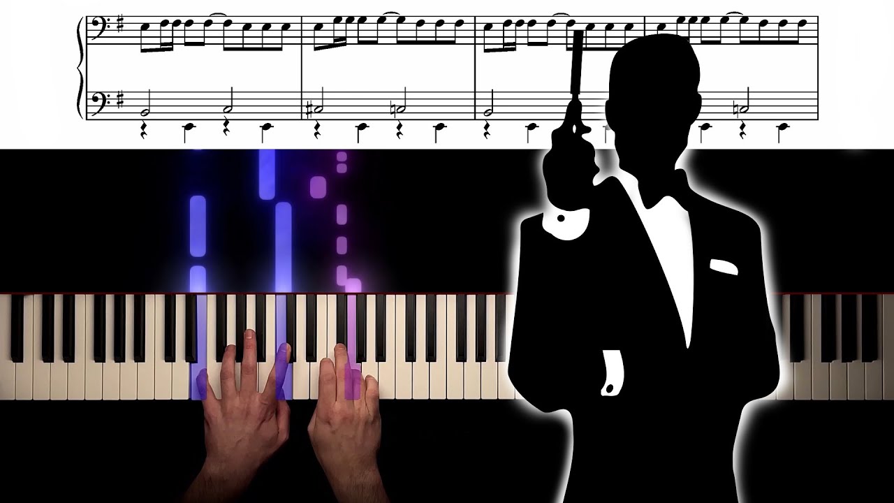 James Bond Theme - Piano Tutorial + Sheet Music