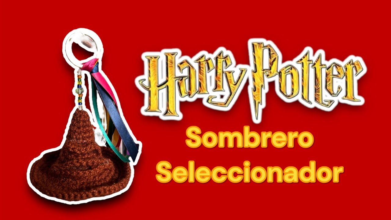 Cómo tejer SOMBRERO SELECCIONADOR Harry Potter amigurumi paso a paso tutorial crochet (sub)