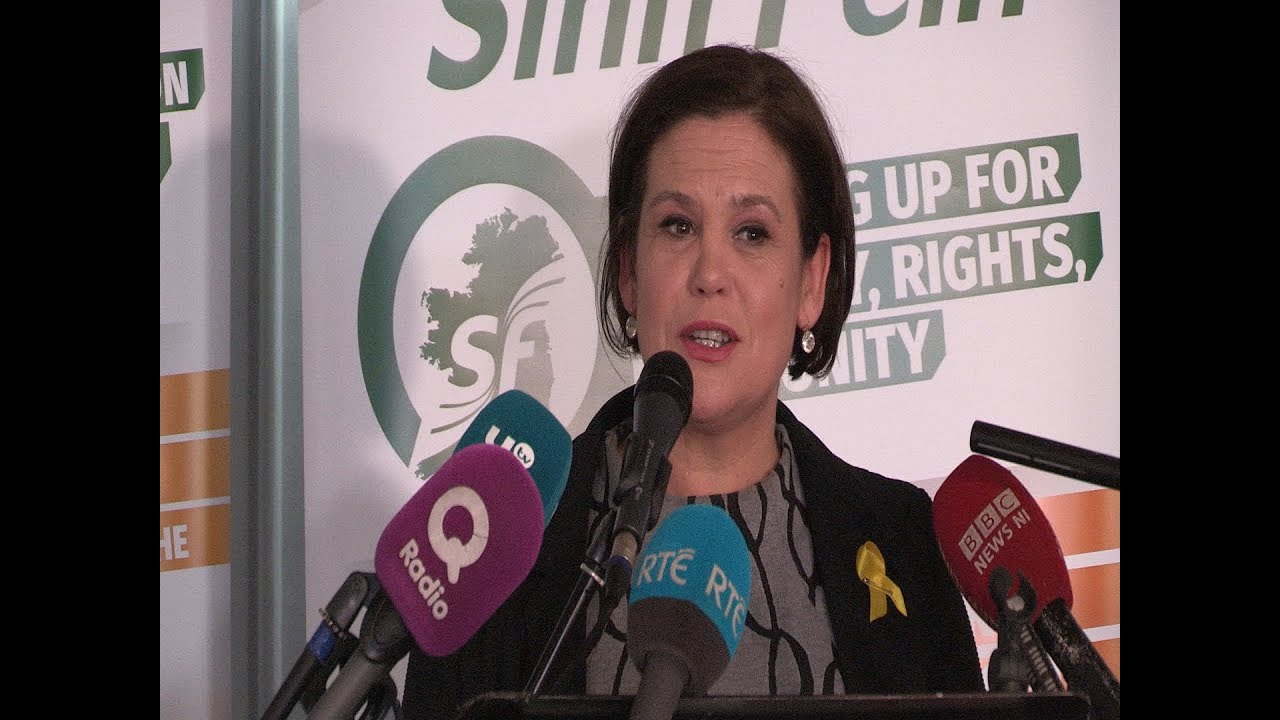 Sinn Féin President elect Mary Lou McDonald TD first speech