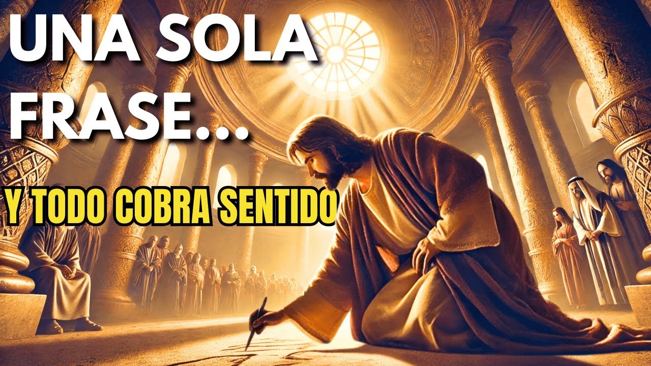 ¿Por qué Jesús no habló… y escribió? El mensaje oculto en la arena