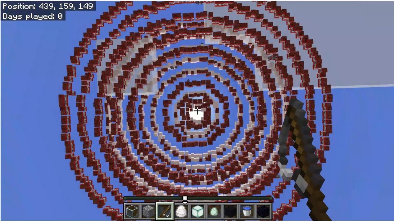 Minecraft commandd block tnt