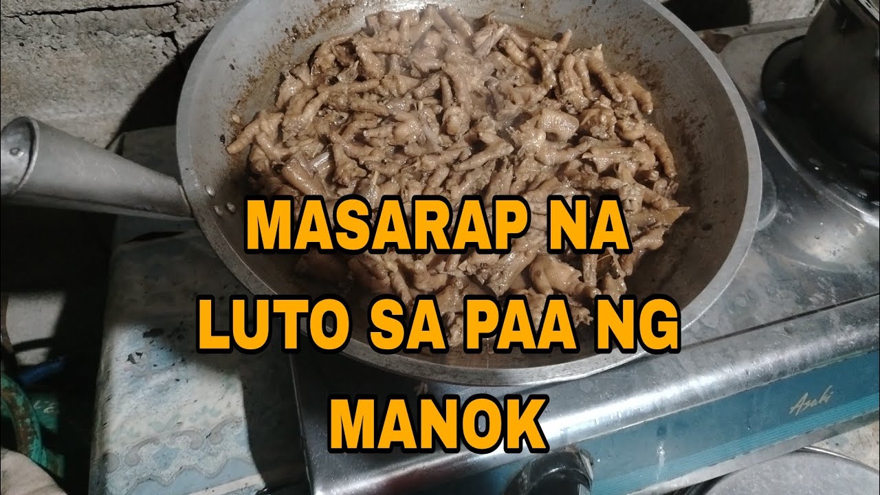 ADOBO SA GATA NA PAA NG MANOK 