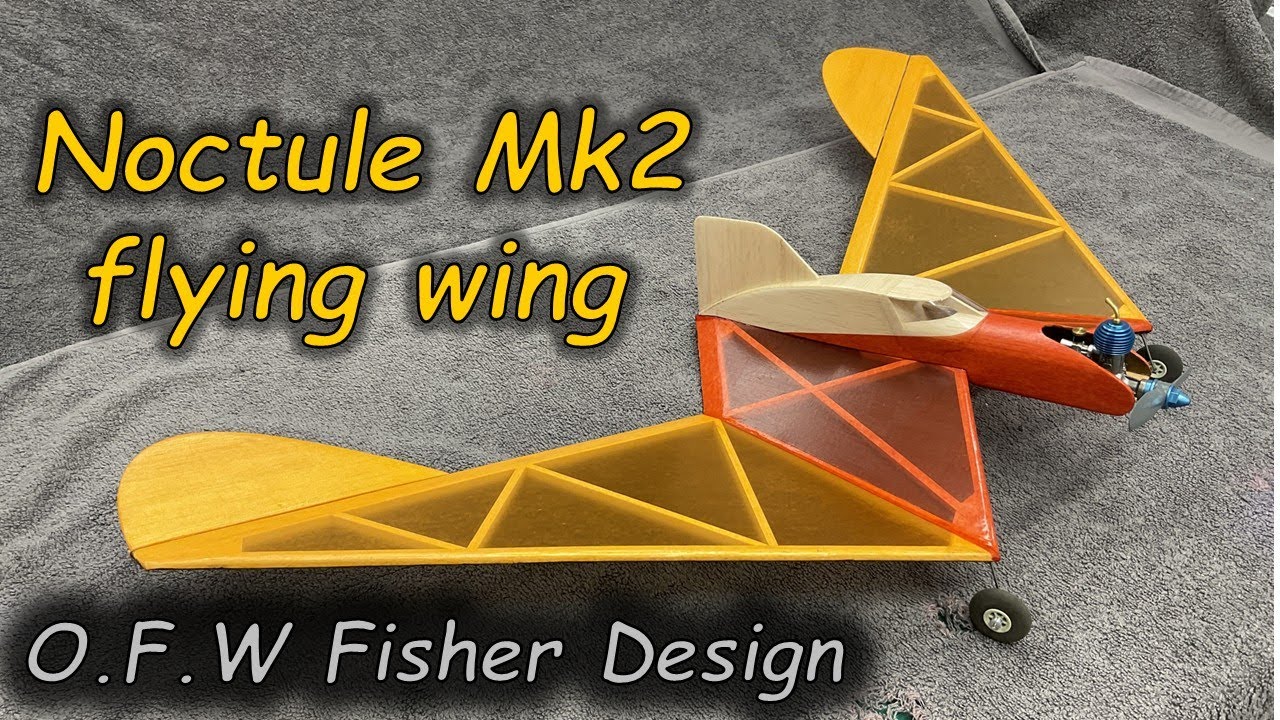 Noctule Mk2 Flying Wing - Designed by O.F.W. (Peter) Fisher & Recreated by Mark Robinson