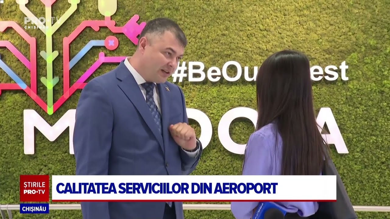 Numărul de călători pe Aeroportul Internațional Chișinău scade din calitatea serviciilor