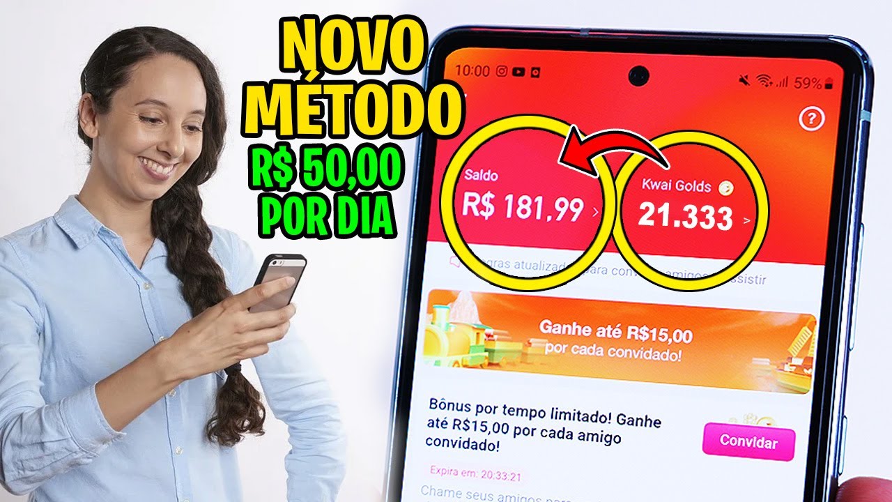 Como ganhar DINHEIRO com KWAI GOLDS sem precisar INDICAR