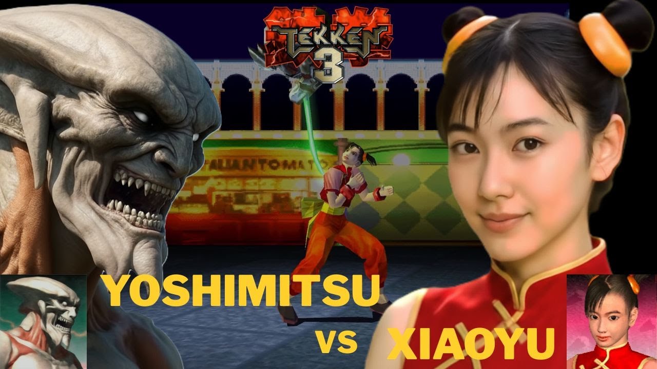Tekken 3 - YOSHIMITSU vs XIAOYU - Master of Metamorphosis vs Genius of Adaptation